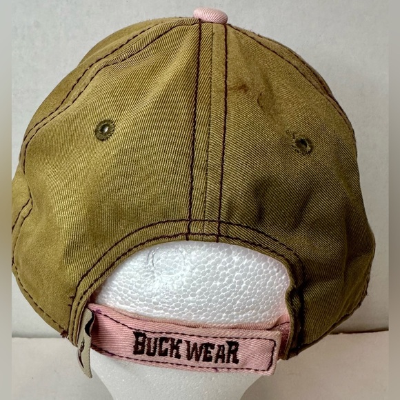 Extreme Huntress Cap Pink Camouflage Hat Buck Wear Embroidered Dear - Picture 2 of 4